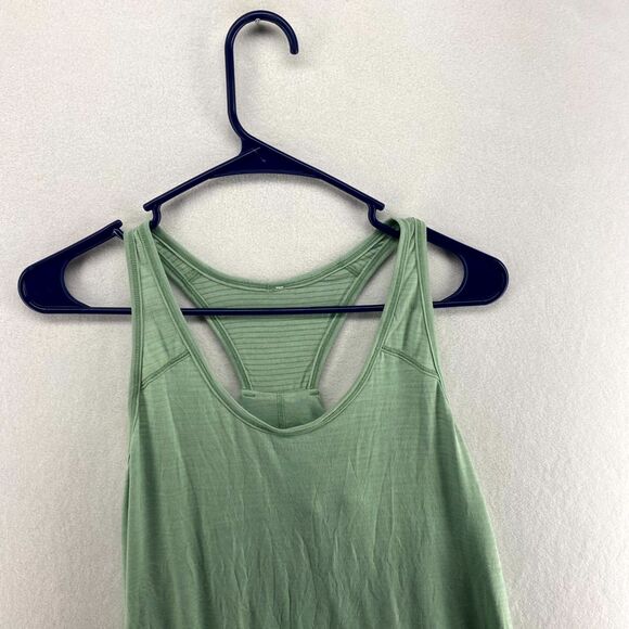 Lululemon Light Green Long Workout Tank Athletic‎ Wear Womens Size XS - Picture 4 of 7